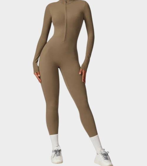 Stretch Athletic Yoga Bodysuit