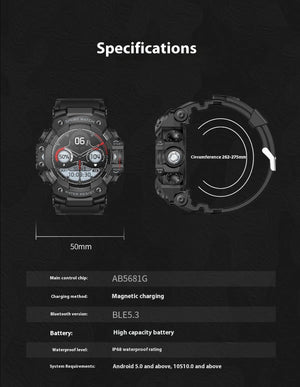 Outdoor Smart Watch with Bluetooth Calling