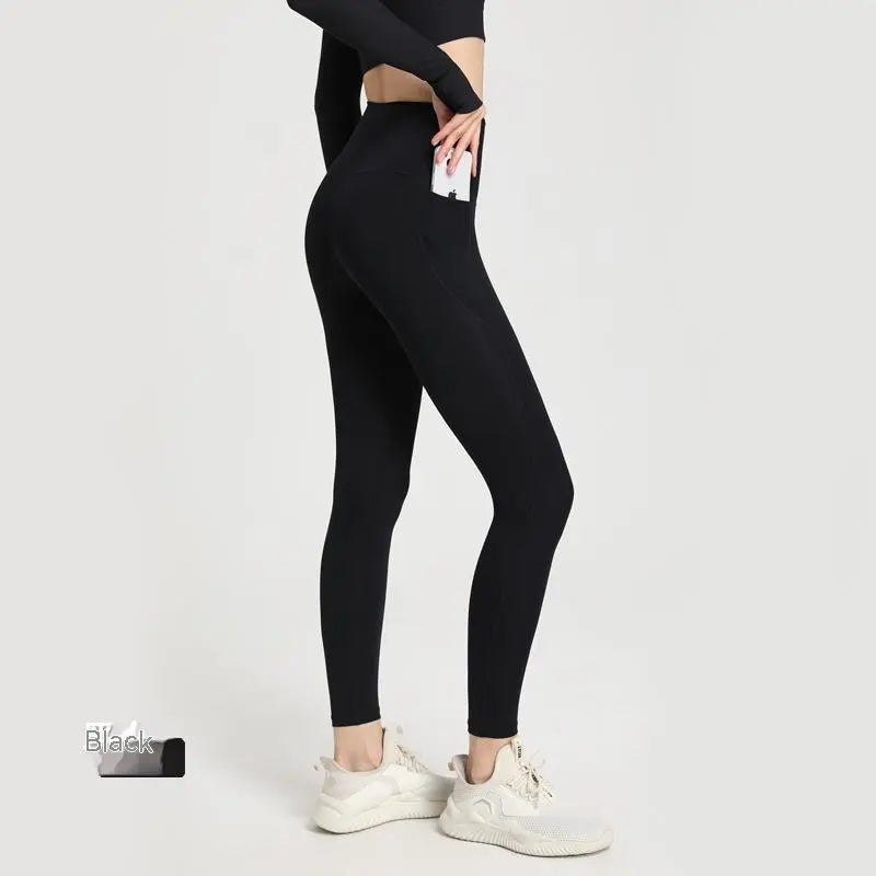 Women Double-Sided Sanding Workout Pants