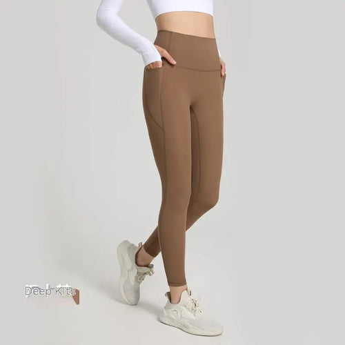 Women Double-Sided Sanding Workout Pants