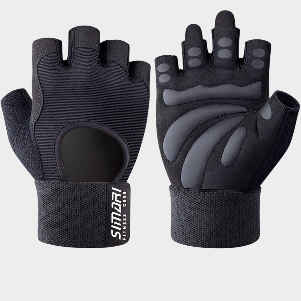 Padded Workout Gloves w/ Wrist Support