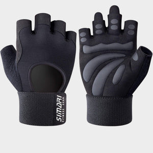 Padded Workout Gloves w/ Wrist Support