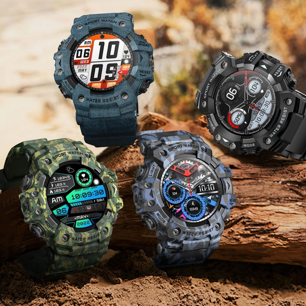 Outdoor Smart Watch with Bluetooth Calling