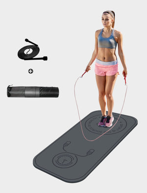8mm Jump Rope Mat w/ Carry Bag – Non-Slip