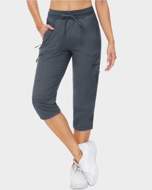 Women’s Quick-Dry Hiking Capri Pants w/ Pockets