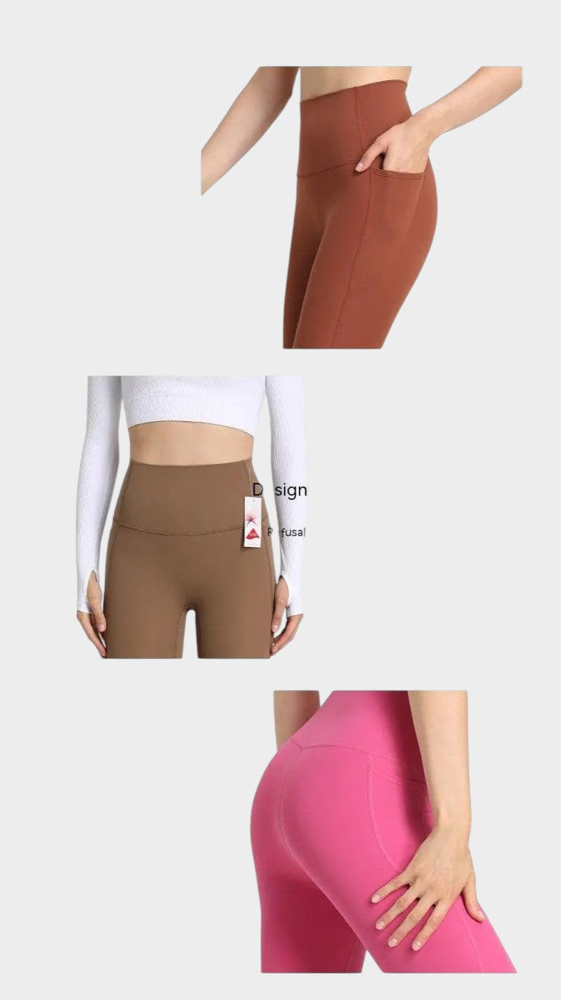 Women Double-Sided Sanding Workout Pants