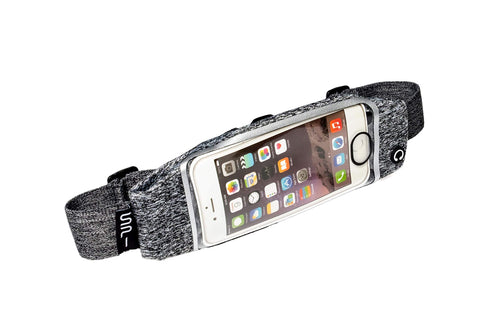 Running Belt with Window Heather Grey