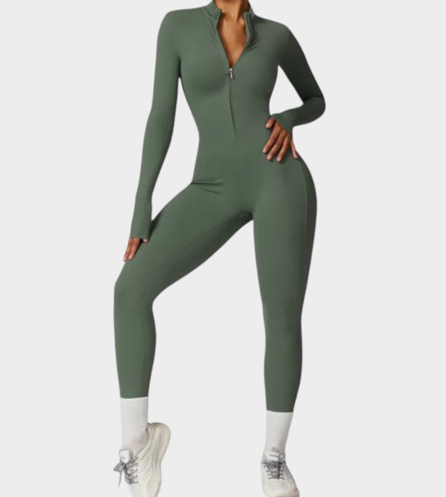 Stretch Athletic Yoga Bodysuit