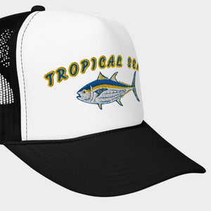Tropical Seas Tuna Foam trucker hat