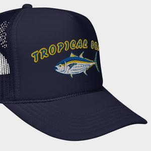 Tropical Seas Tuna Foam trucker hat