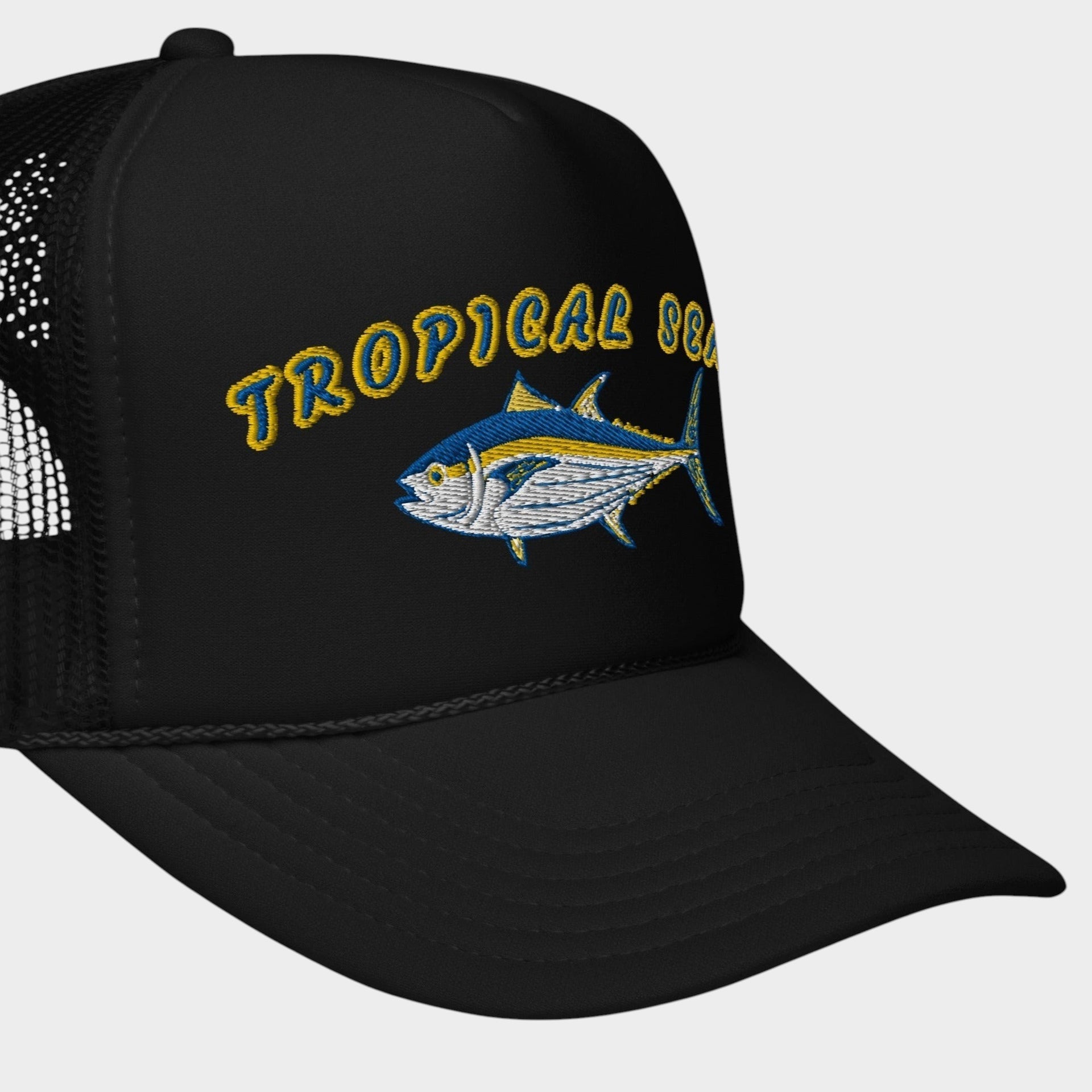 Tropical Seas Tuna Foam trucker hat