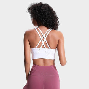 Lulu Women's Wireless Sports Bra for Yoga and Running